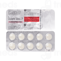 Lozapin 100 MG Tablet 10