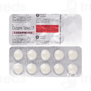 Lozapin 100 MG Tablet 10