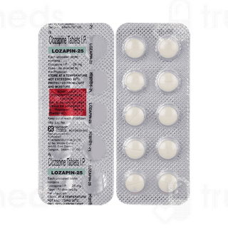 Lozapin 25 MG Tablet 10