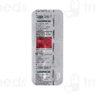 Lozapin 25 MG Tablet 10