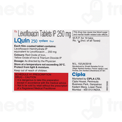 Lquin 250 Tablet 10 Lquin 250 Tablet 10