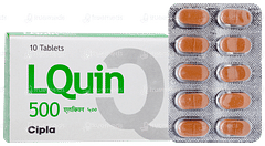 Lquin 500  Tablet 10