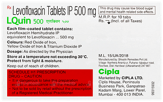 Lquin 500  Tablet 10