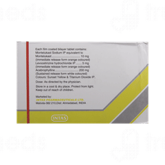 Lukotas 3d 10/5/200 MG Tablet 10