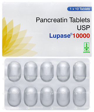 Lupase 10000 Tablets 10