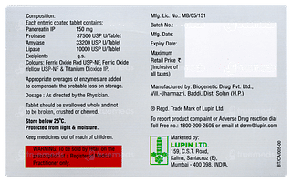 Lupase 10000 Tablets 10