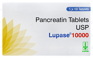 Lupase 10000 Tablets 10