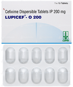 Lupicef O 200 Dispersible Tablet 10 Lupicef O 200 Dispersible Tablet 10
