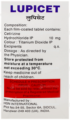 Lupicet Tablet 10 Lupicet Tablet 10