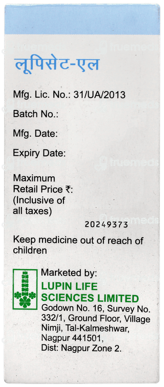 Lupicet L Tablet 10