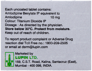 Lupidip 10 Tablet 10