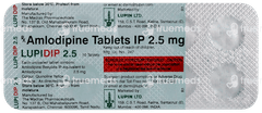 Lupidip 2.5 Tablet 10 Lupidip 2.5 Tablet 10