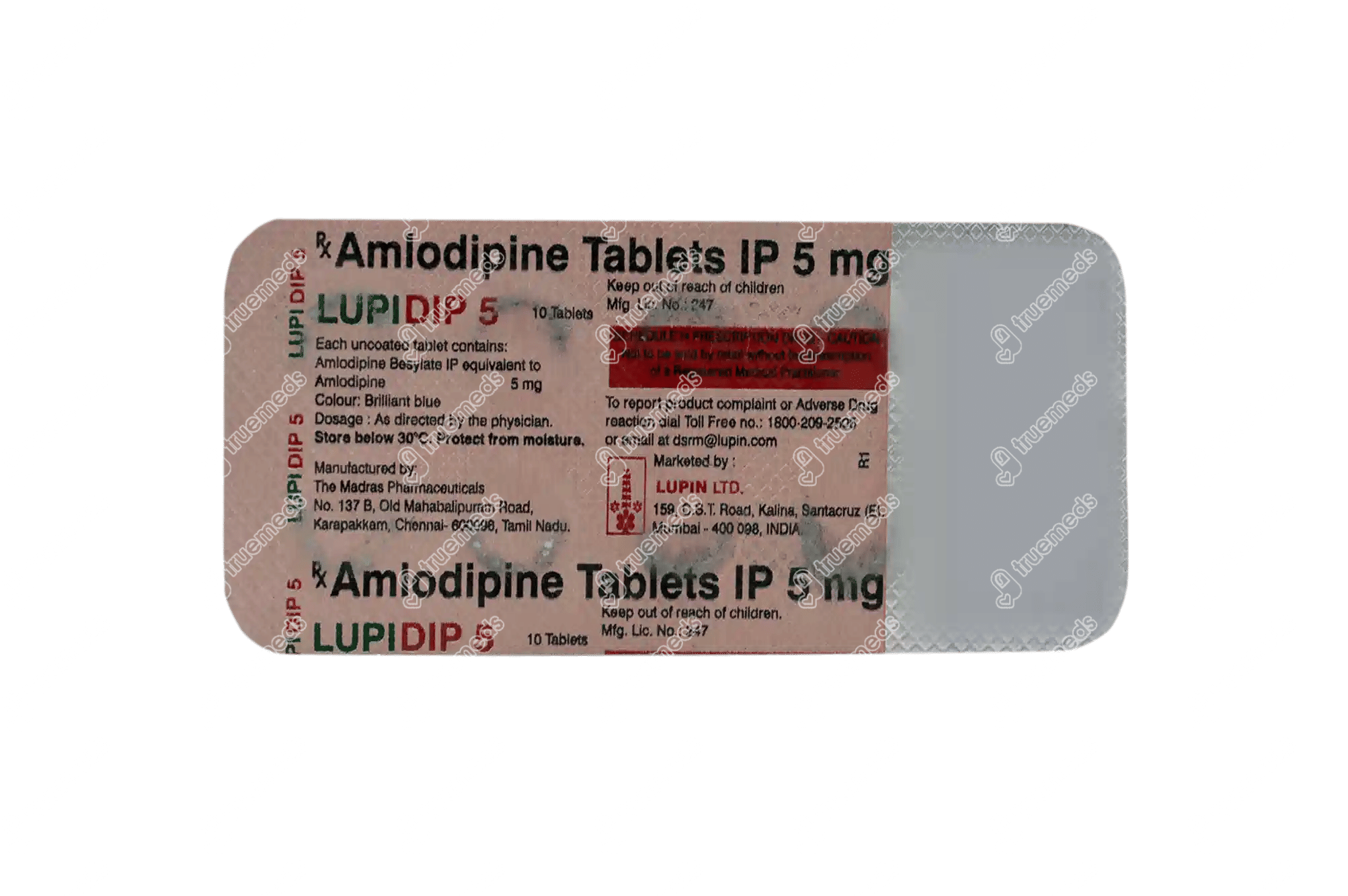 Lupidip 5 MG Order Lupidip 5 MG Tablet Online at Truemeds