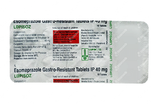 Lupisoz 40 MG Tablet 10