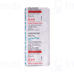 Lurace 40 MG Tablet 10