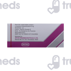 Lurasid 40 MG Tablet 10