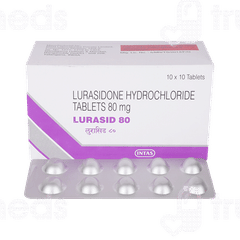 Lurasid 80 MG Tablet 10