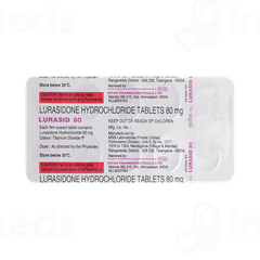 Lurasid 80 MG Tablet 10