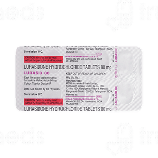 Lurasid 80 MG Tablet 10