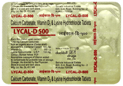 Lycal D 500 Tablet 10