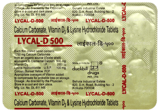Lycal D 500 Tablet 10