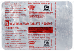 Lysiprin 500 Tablet 10 Lysiprin 500 Tablet 10