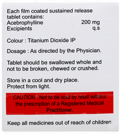 Macphylline Sr 200 Tablet 10 Macphylline Sr 200 Tablet 10