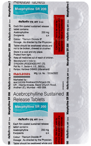 Macphylline Sr 200 Tablet 10