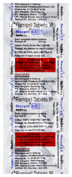 Macpril 2.5 Tablet 10 Macpril 2.5 Tablet 10