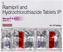 Macpril H 2.5 Tablet 10
