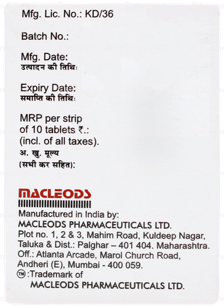 Macpril H 5 Tablet 10