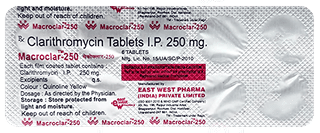 Macroclar 250 Mg Tablet 6