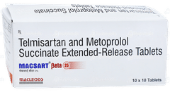 Macsart Beta 25 Tablet 10 Macsart Beta 25 Tablet 10