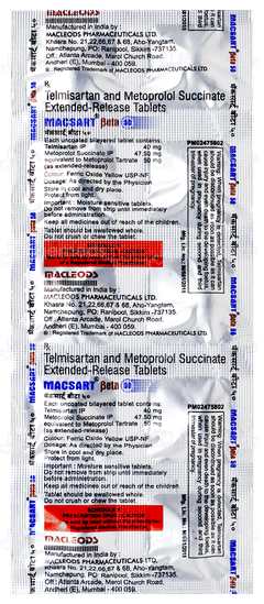 Macsart Beta 50 Tablet 10 Macsart Beta 50 Tablet 10
