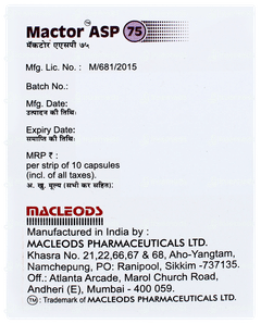 Mactor Asp 75 Capsule 10