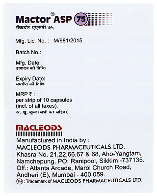 Mactor Asp 75 Capsule 10