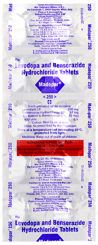 Madopar 250 Tablet 10
