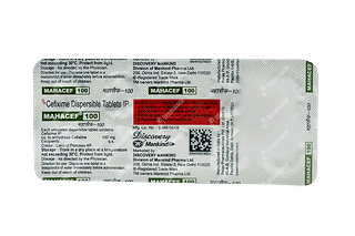 Mahacef 100 MG Tablet 10