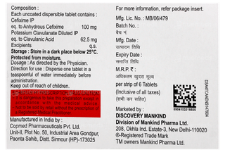 Mahacef Cv 100 Tablet 6