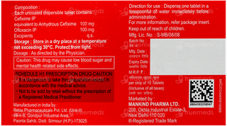Mahacef Plus 100 Tablet 10