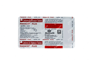 Mahacef Plus 200/200 MG Tablet 10