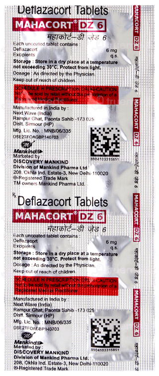 Mahacort Dz 6 Tablet 10