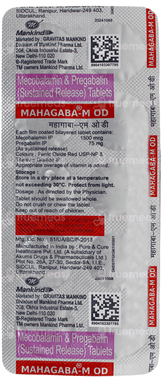 Mahagaba M Od Tablet 10