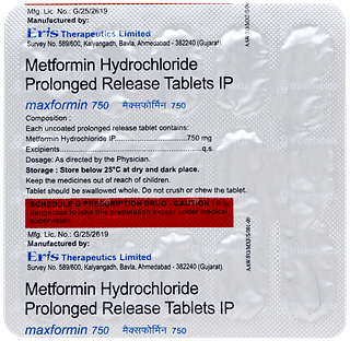 Maxformin 750 Tablet 15