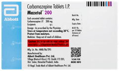 Mazetol 200 Tablet 10