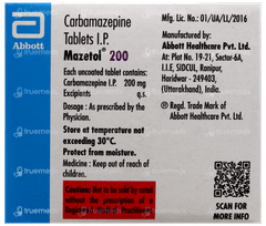 Mazetol 200 Tablet 10 Mazetol 200 Tablet 10