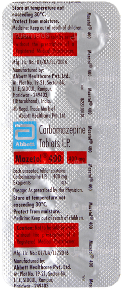 Mazetol 400 Tablet 10