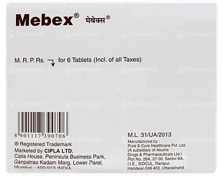 Mebex 100 Tablet 6