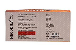 Mecodila Od 1500 MCG Tablet 10