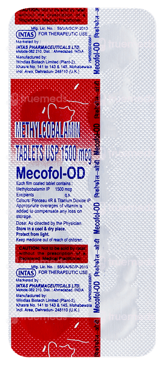 Mecofol Od Tablet 10